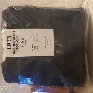 Brand new support black back belt